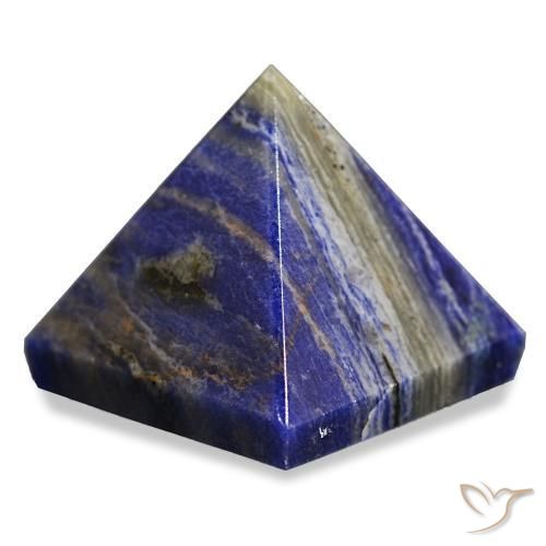 Sodalita Azul marino natural de 104.98 ct, Cuadrado, Opaco
