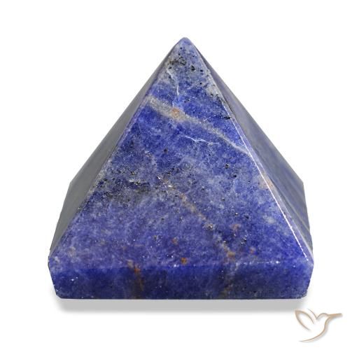 Sodalita gris azul claro natural de 103,79 ct, cuadrado, opaco