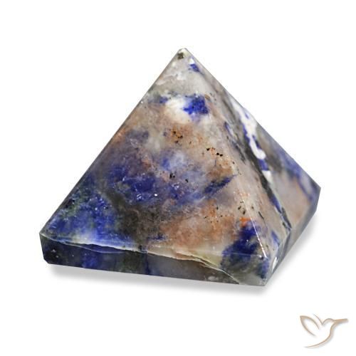 Sodalita azul marino natural de 71,08 ct, cuadrado, opaco