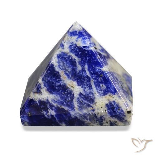 Sodalita Azul multicolor natural de 82.12 ct, Cuadrado, Opaco