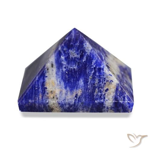 60.17ct Natural Azul marino Sodalita, Cuadrado, Opaco, Photo A