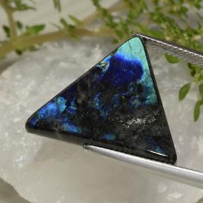 Espectrolita Multicolor natural de 11.68 ct, Trillón, Opaco