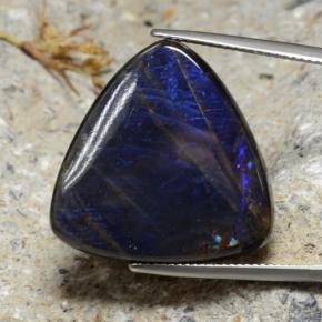 Espectrolita multicolor natural de 23,11 ct, trillón, opaco