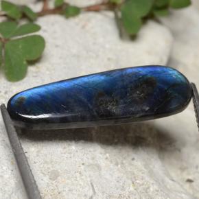 Espectrolita Multicolor natural de 4.87 ct, Forma elegante, Opaco