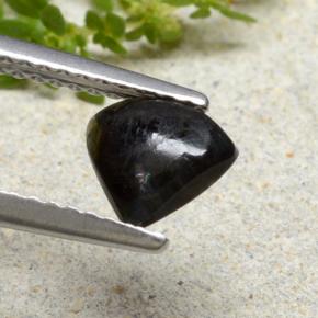 Espectrolita multicolor natural de 0,69 ct, en forma de pera, opaco