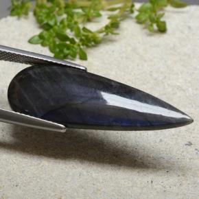 Espectrolita Multicolor natural de 7.41 ct, En forma de pera, Opaco