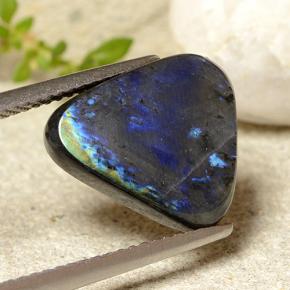 Espectrolita multicolor natural de 4,19 ct, trillón, opaco
