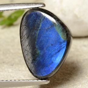 Espectrolita Multicolor natural de 6.88 ct, Forma elegante, Opaco