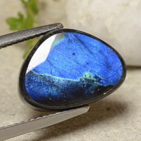 Espectrolita Multicolor natural de 6.88 ct, Forma elegante, Opaco