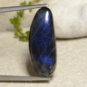 Espectrolita Multicolor natural de 5.92 ct, Forma elegante, Opaco