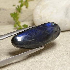 Espectrolita Multicolor natural de 5.92 ct, Forma elegante, Opaco