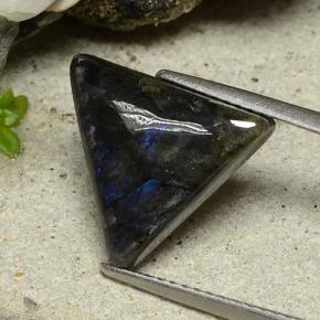 Espectrolita Multicolor natural de 4.53 ct, Trillón, Opaco