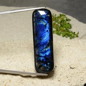 Espectrolita Multicolor natural de 20.47 ct, Corte Cojín, Opaco