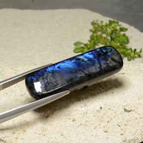 Espectrolita Multicolor natural de 20.47 ct, Corte Cojín, Opaco