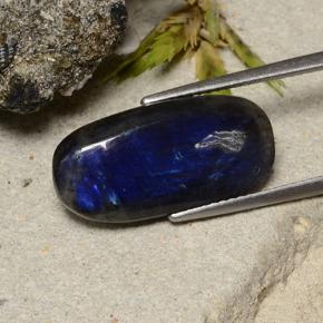 Espectrolita Multicolor natural de 6.49 ct, Corte Cojín, Opaco