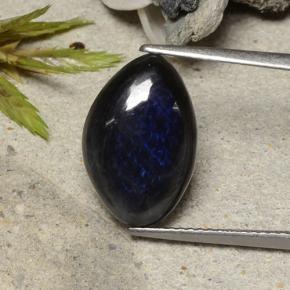 Espectrolita multicolor natural de 4,59 ct, forma elegante, opaco