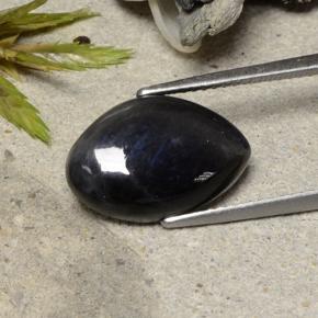 Espectrolita multicolor natural de 4,59 ct, forma elegante, opaco