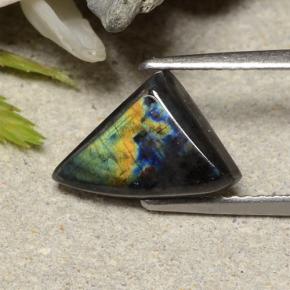 Espectrolita Multicolor natural de 2.18 ct, Forma elegante, Opaco