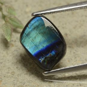 Espectrolita Multicolor natural de 2.23 ct, Forma elegante, Opaco