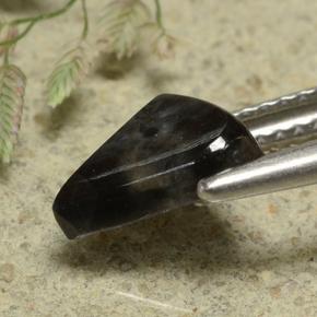 Espectrolita multicolor natural de 1,09 ct, forma elegante, opaco