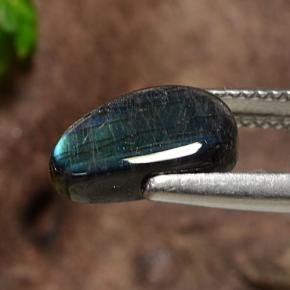 Espectrolita Multicolor natural de 1.95 ct, Forma elegante, Opaco