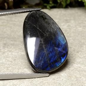 Espectrolita Multicolor natural de 10.39 ct, Forma elegante, Opaco