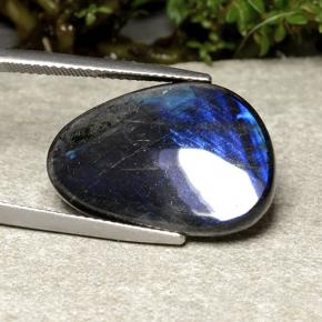 Espectrolita Multicolor natural de 10.39 ct, Forma elegante, Opaco