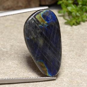 Espectrolita Multicolor natural de 7.55 ct, Forma elegante, Opaco