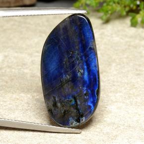 Espectrolita multicolor natural de 11,70 ct, forma elegante, opaco
