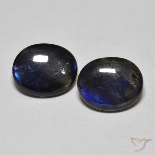 4.22ctw Natural Multicolor Espectrolita, Ovalada, Opaco