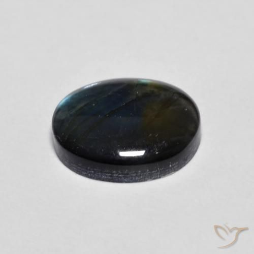Espectrolita Multicolor natural de 2.23 ct, Ovalada, Opaco