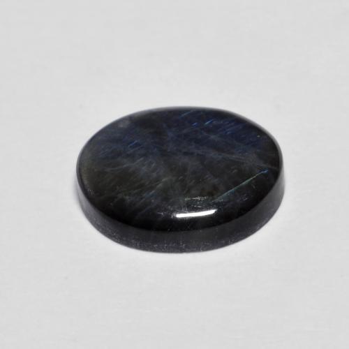 Espectrolita multicolor natural de 2,18 ct, corte óvalo, opaco