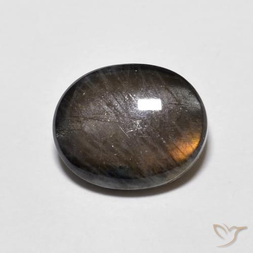 2.38ct Natural Multicolor Espectrolita, Ovalada, Opaco