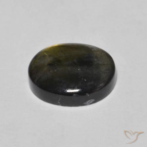 Espectrolita Multicolor natural de 2.26 ct, Ovalada, Opaco