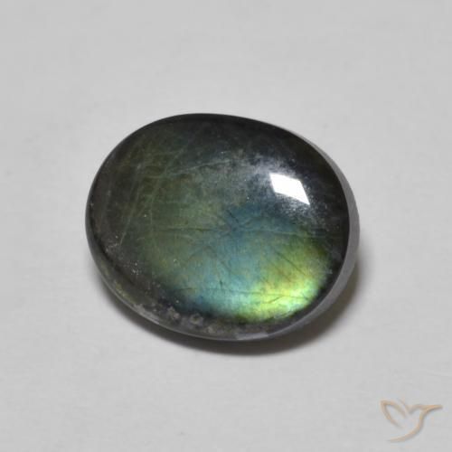 2.12ct Natural Multicolor Espectrolita, Ovalada, Opaco