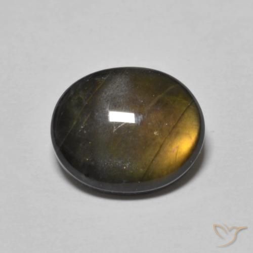 2.21ct Natural Multicolor Espectrolita, Ovalada, Opaco