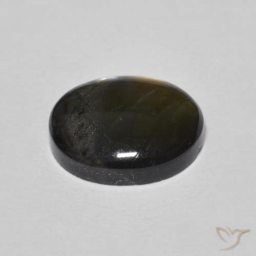 Espectrolita Multicolor natural de 2.21 ct, Ovalada, Opaco