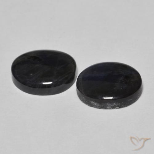 Gemas de Espectrolita Multicolor natural de 4.29 ct, Ovalada, Opaco