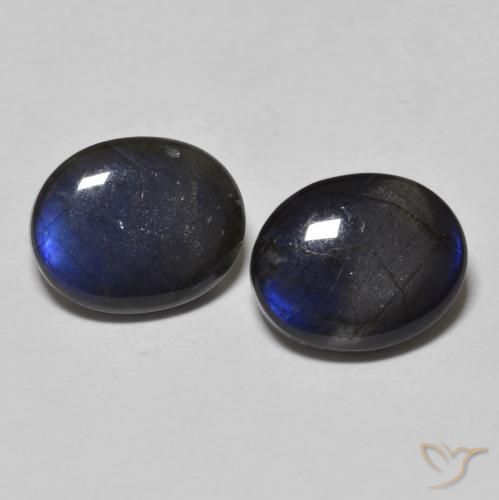 4.24ctw Natural Multicolor Espectrolita, Ovalada, Opaco