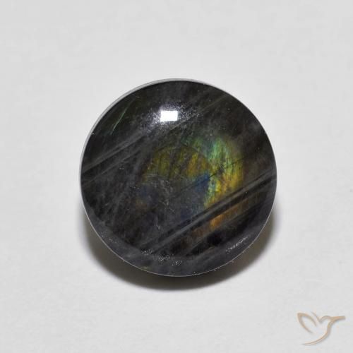 1.65ct Natural Multicolor Espectrolita, Redondo, Opaco