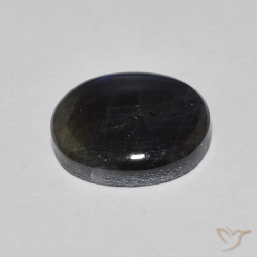Espectrolita Multicolor natural de 2.18 ct, Ovalada, Opaco