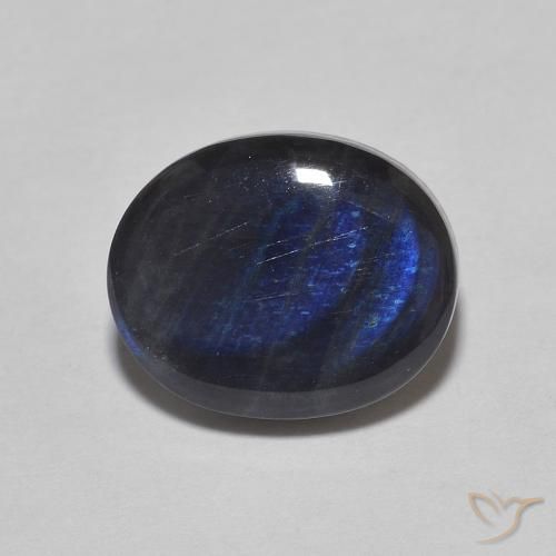 Espectrolita Multicolor natural de 2.25 ct, Ovalada, Opaco