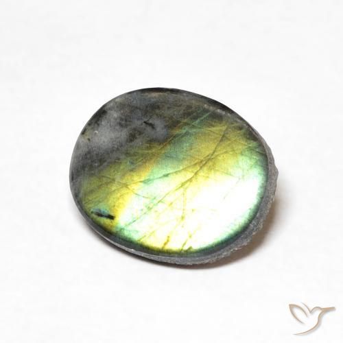 1.83ct Natural Multicolor Espectrolita, Ovalada, Opaco