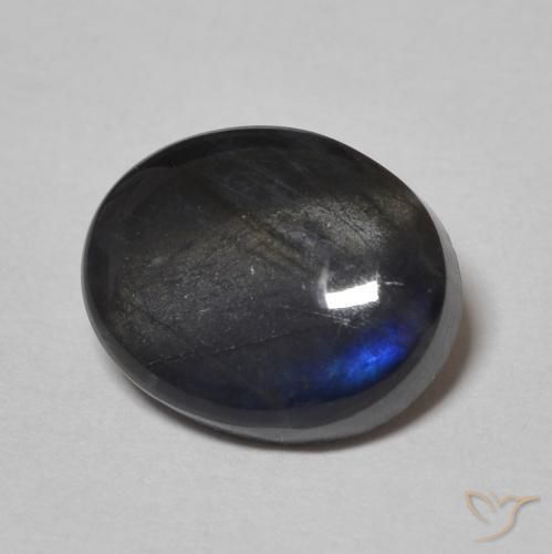 Espectrolita Multicolor natural de 2.09 ct, Ovalada, Opaco