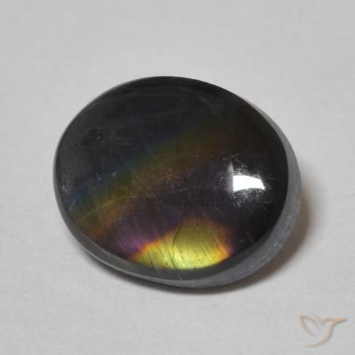 2.12ct Natural Multicolor Espectrolita, Ovalada, Opaco