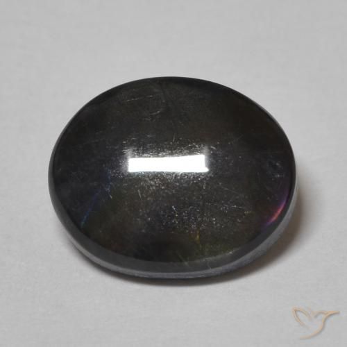 Espectrolita Multicolor natural de 2.12 ct, Ovalada, Opaco