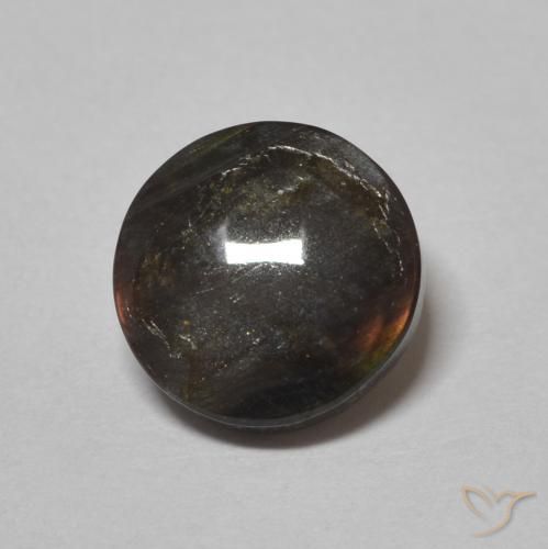1.51ct Natural Multicolor Espectrolita, Redondo, Opaco
