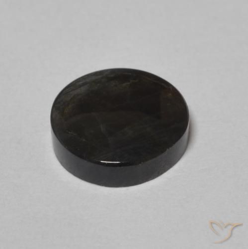 Espectrolita Multicolor natural de 1.51 ct, Redondo, Opaco