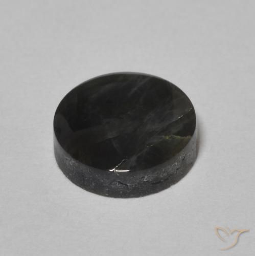 Espectrolita Multicolor natural de 1.66 ct, Redondo, Opaco