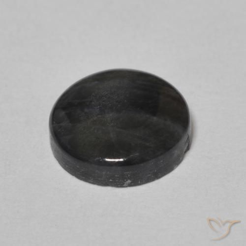 Espectrolita Multicolor natural de 1.52 ct, Redondo, Opaco